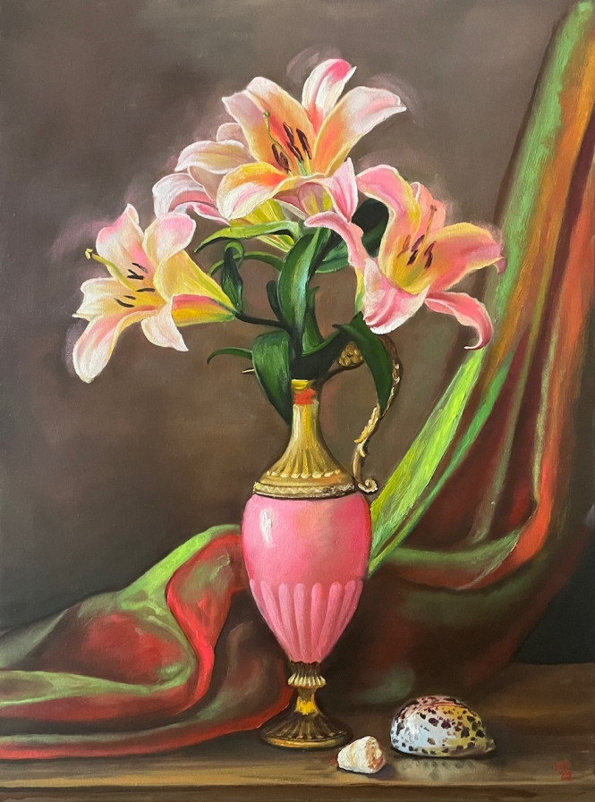 Painting for sale online - Lilies