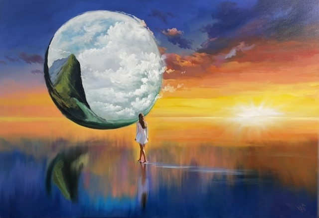 Painting for sale online - Towards the dream