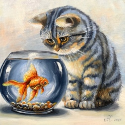 Painting for sale online - My golden one