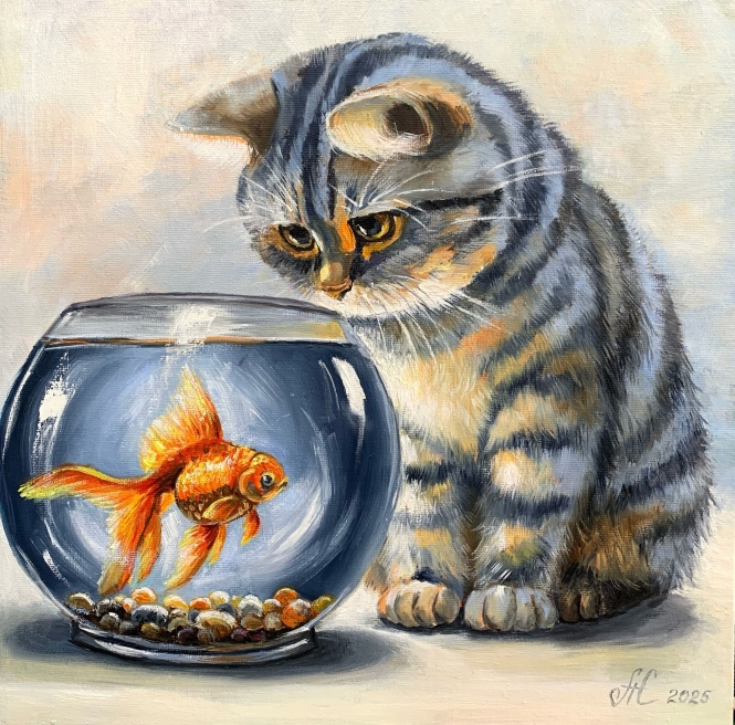 Painting for sale online - My golden one
