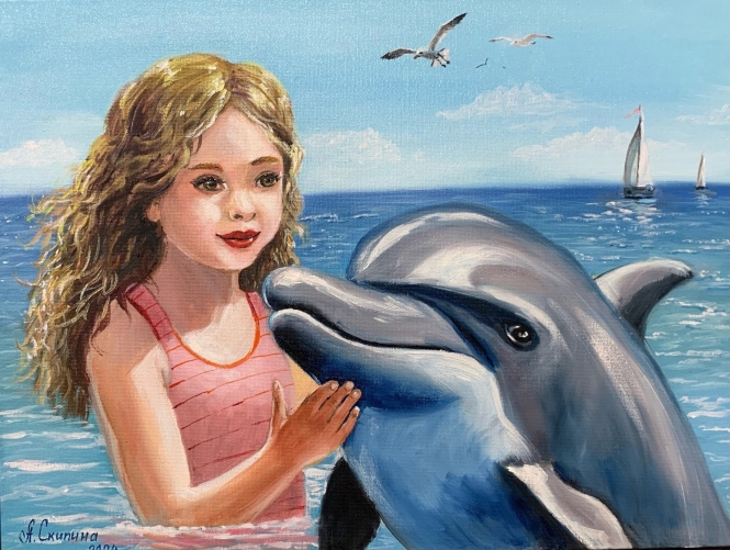 Painting for sale online - Friendship