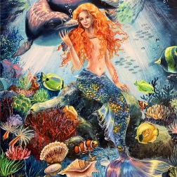 Painting for sale online - The Little Mermaid