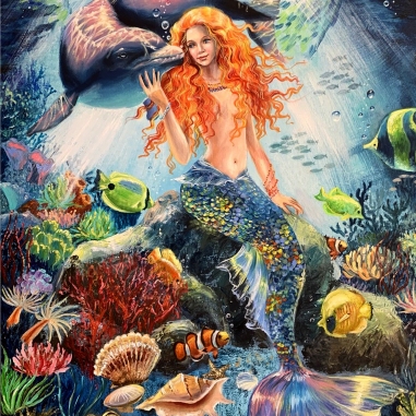 Painting for sale online - The Little Mermaid