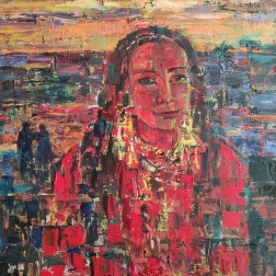 Painting for sale online - Summer evenings in Kuban