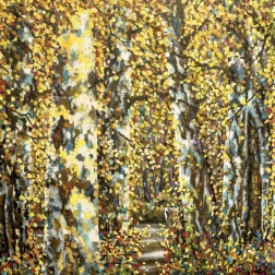 Painting for sale online - Leaf Fall 