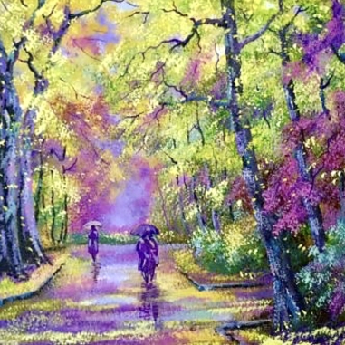 Painting for sale online - In the park