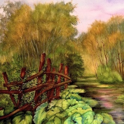 Painting for sale online - Old fence