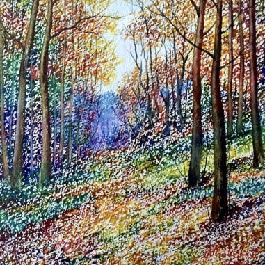 Painting for sale online - Forest slope