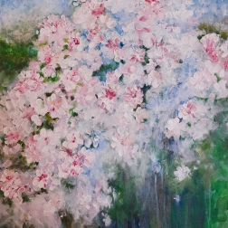 Painting for sale online - Spring. Apple tree