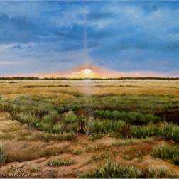 Painting for sale online - Good night steppe
