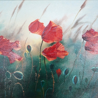 Painting for sale online - Poppies - 004