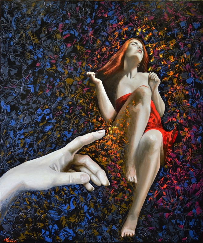 Painting for sale online - Touching Dreams