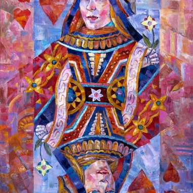 Painting for sale online - Queen of Hearts
