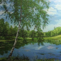 Painting for sale online - Inspiration (Abramtsevo)
