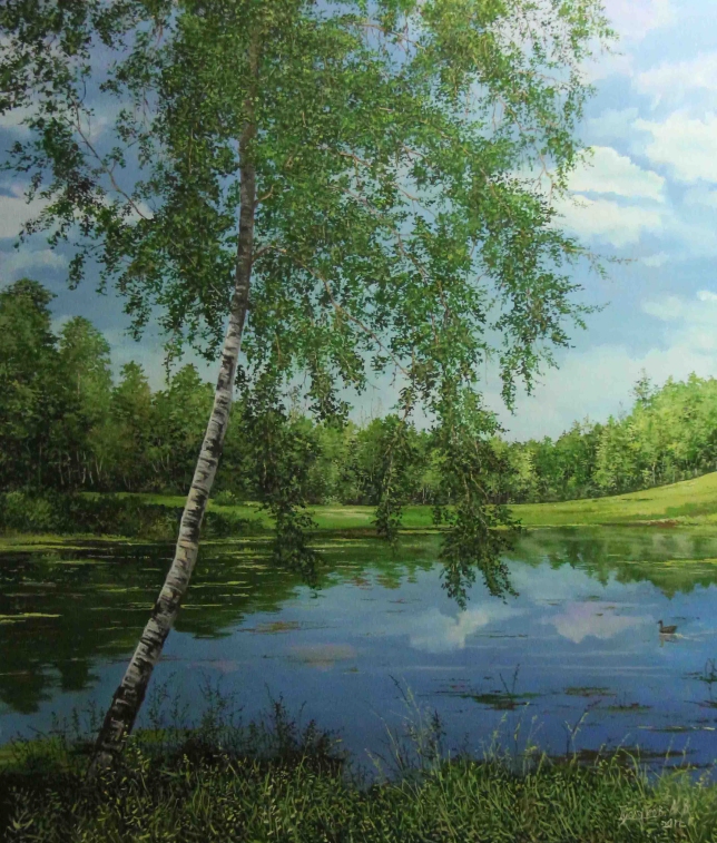 Painting for sale online - Inspiration (Abramtsevo)