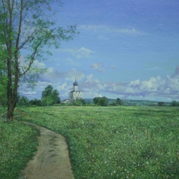 Painting for sale online - The Road to the Temple