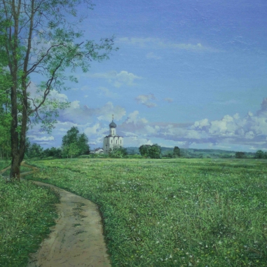 Painting for sale online - The Road to the Temple