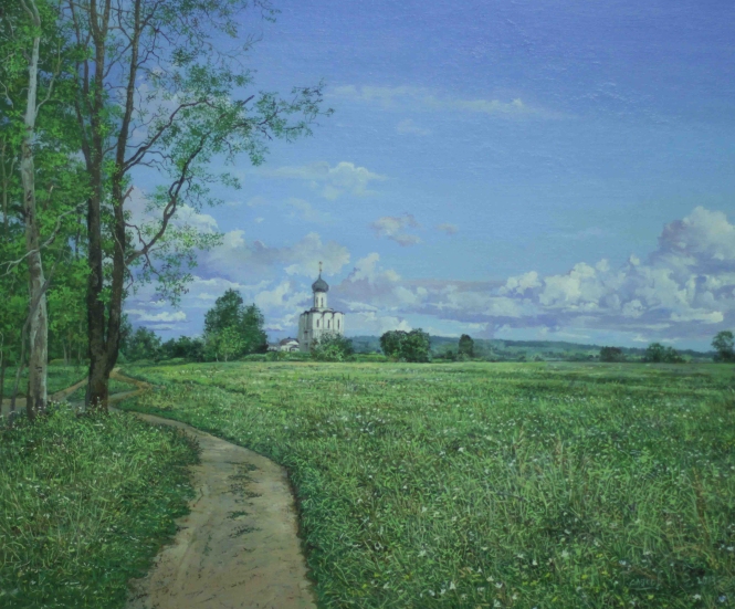 Painting for sale online - The Road to the Temple