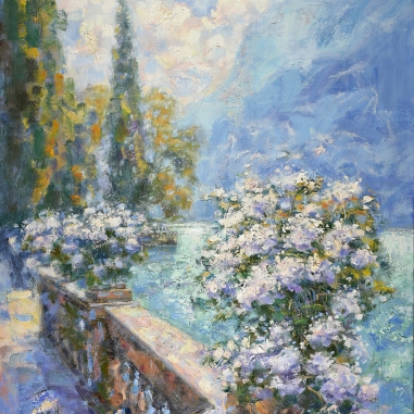 Painting for sale online - Italy Lake Garda