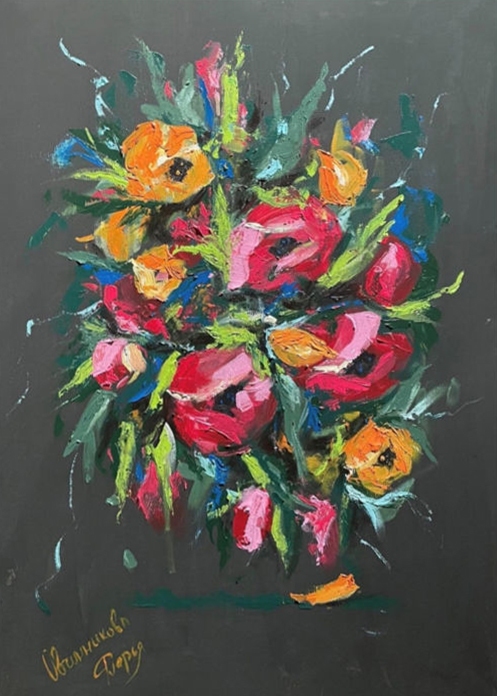 Painting for sale online - Bouquet