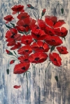Painting for sale online - A bunch of Poppies
