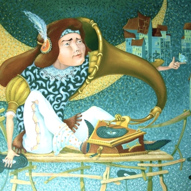 Painting for sale online - In love with music
