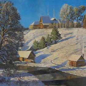 Painting for sale online - Winter in the heart