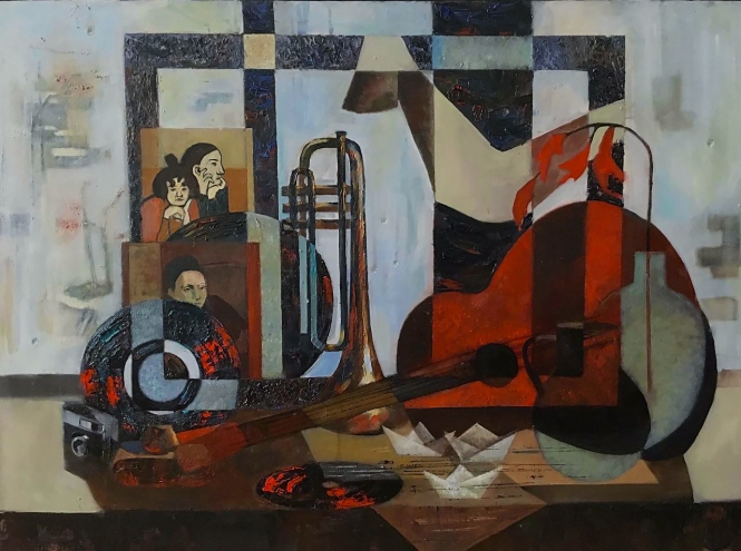 Painting for sale online - Music pause