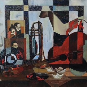 Painting for sale online - Music pause