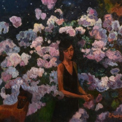 Painting for sale online - Lilac evening