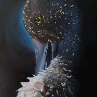 Painting for sale online - Bird in the night