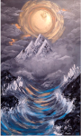 Painting for sale online - Echo of the peaks