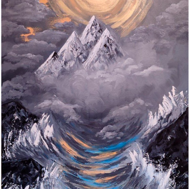 Painting for sale online - Echo of the peaks
