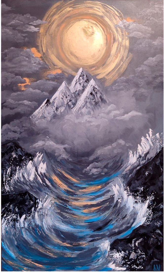 Painting for sale online - Echo of the peaks