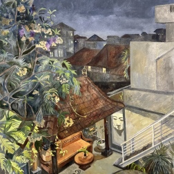 Painting for sale online - Villa in Bali 