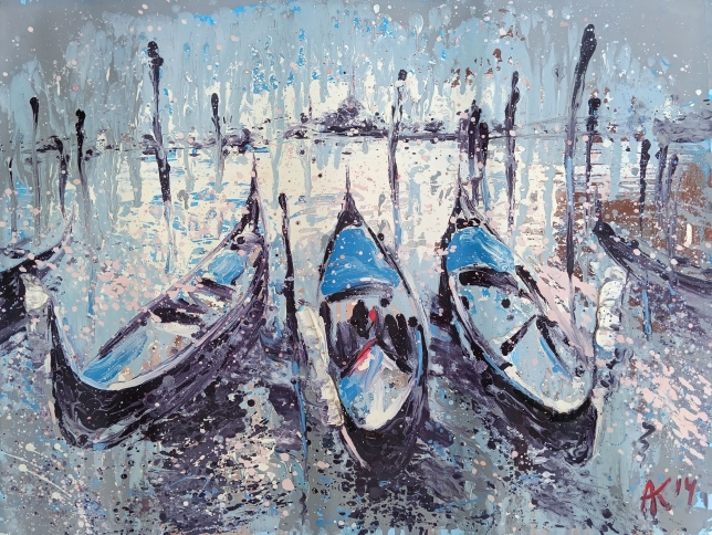 Painting for sale online - Gondolas