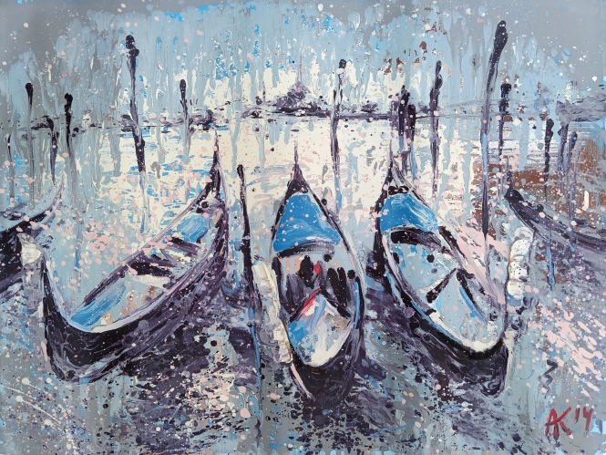 Painting for sale online - Gondolas