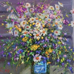 Painting for sale online - Wild flowers