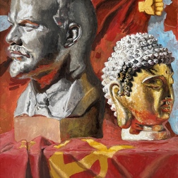 Painting for sale online - Super (Lenin)