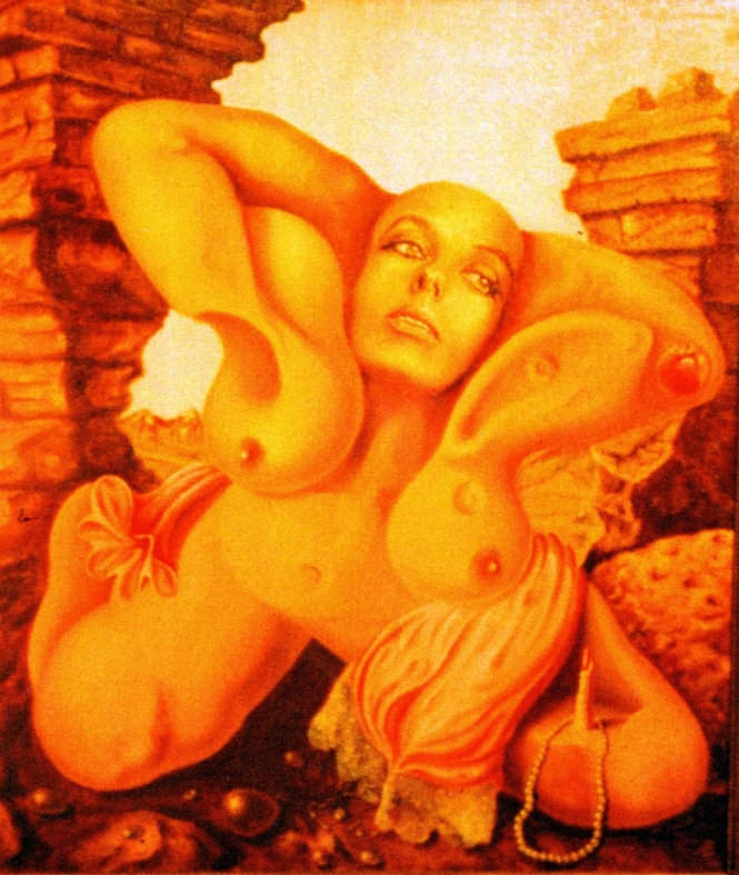 Painting for sale online - The Undressing Woman