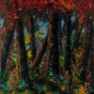 Painting for sale online - There, on unknown paths ...