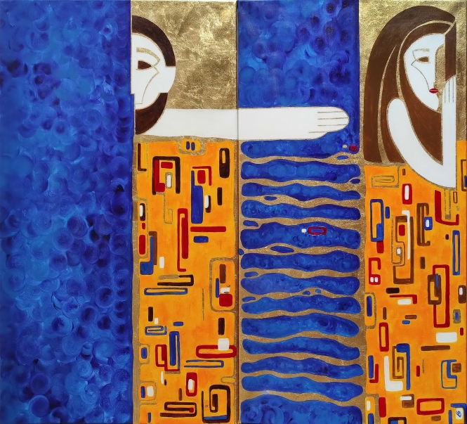 Painting for sale online - Threads of fate