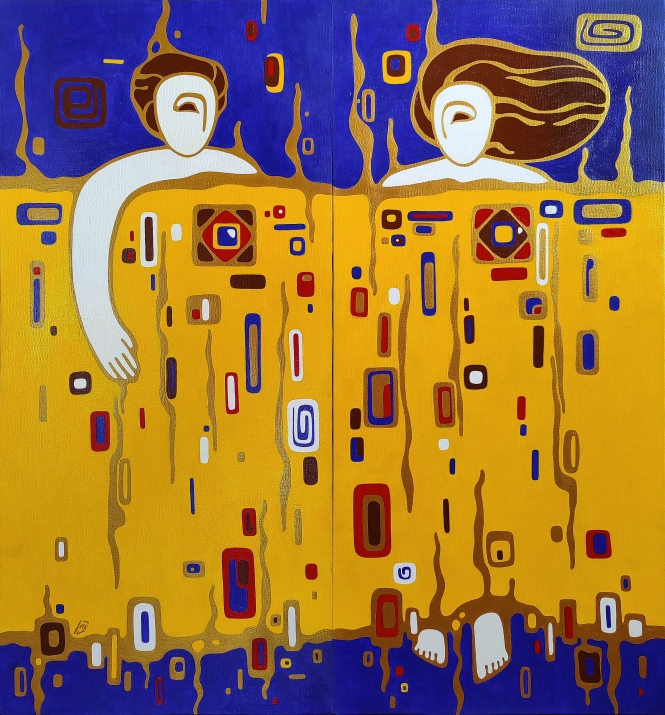 Painting for sale online - UNDER ONE BLANKET