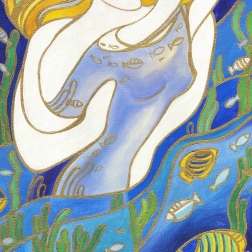 Painting for sale online - Night water