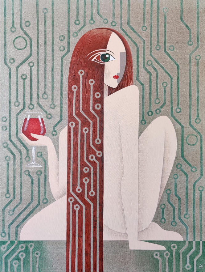 Painting for sale online - Disturbed peace