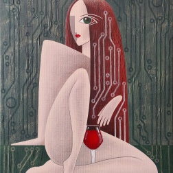 Painting for sale online - Pleasant fatigue of the past day