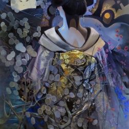 Painting for sale online - MOON GEISHA