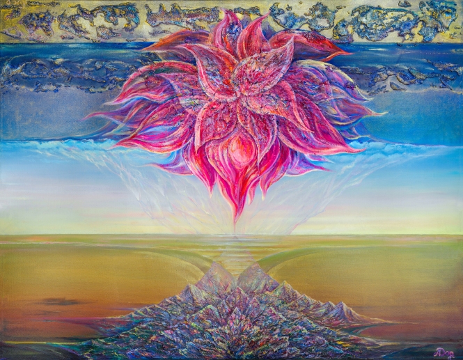 Painting for sale online - Lotus - Birth of a New Life