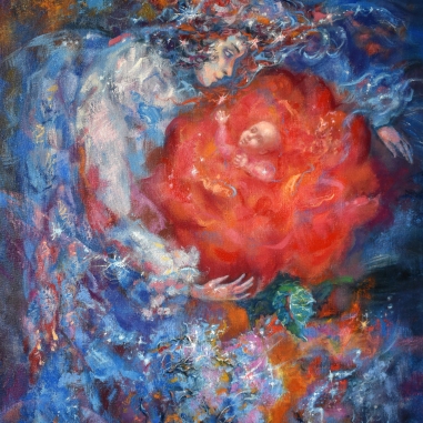 Painting for sale online - Elements Earth and Fire
