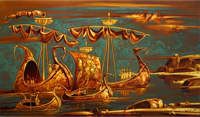 Painting for sale online - Novaya Zemlya